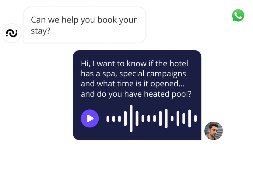 Voicetest interactive voice response system for hotels