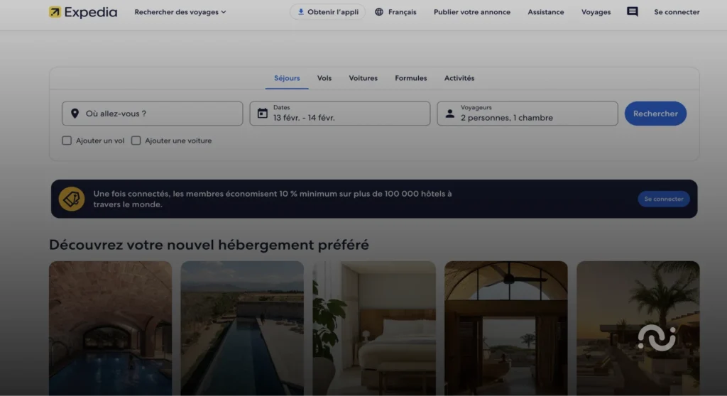 Expedia - top des meilleures agences de voyages en ligne